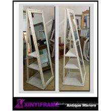 Dressing Rotating Decorative Standing Wooden Mirror Frame Design